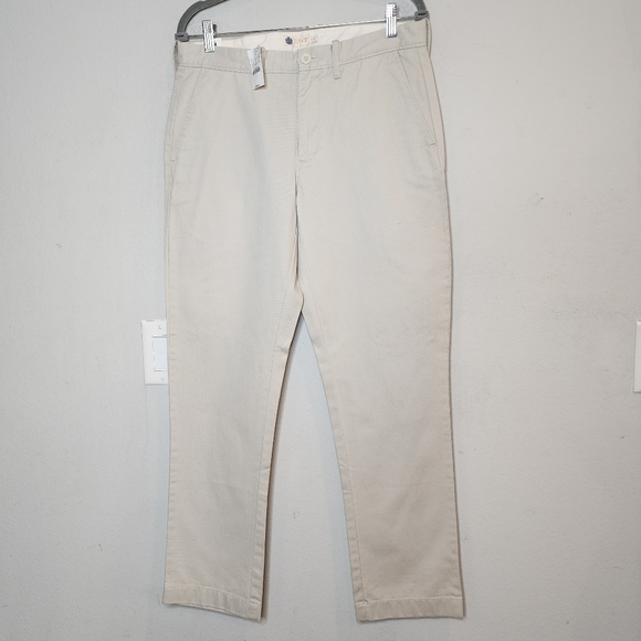 NWT J. Crew Urban Slim Fit Light beige chinos. Men's size 31×30. - Picture 1 of 16